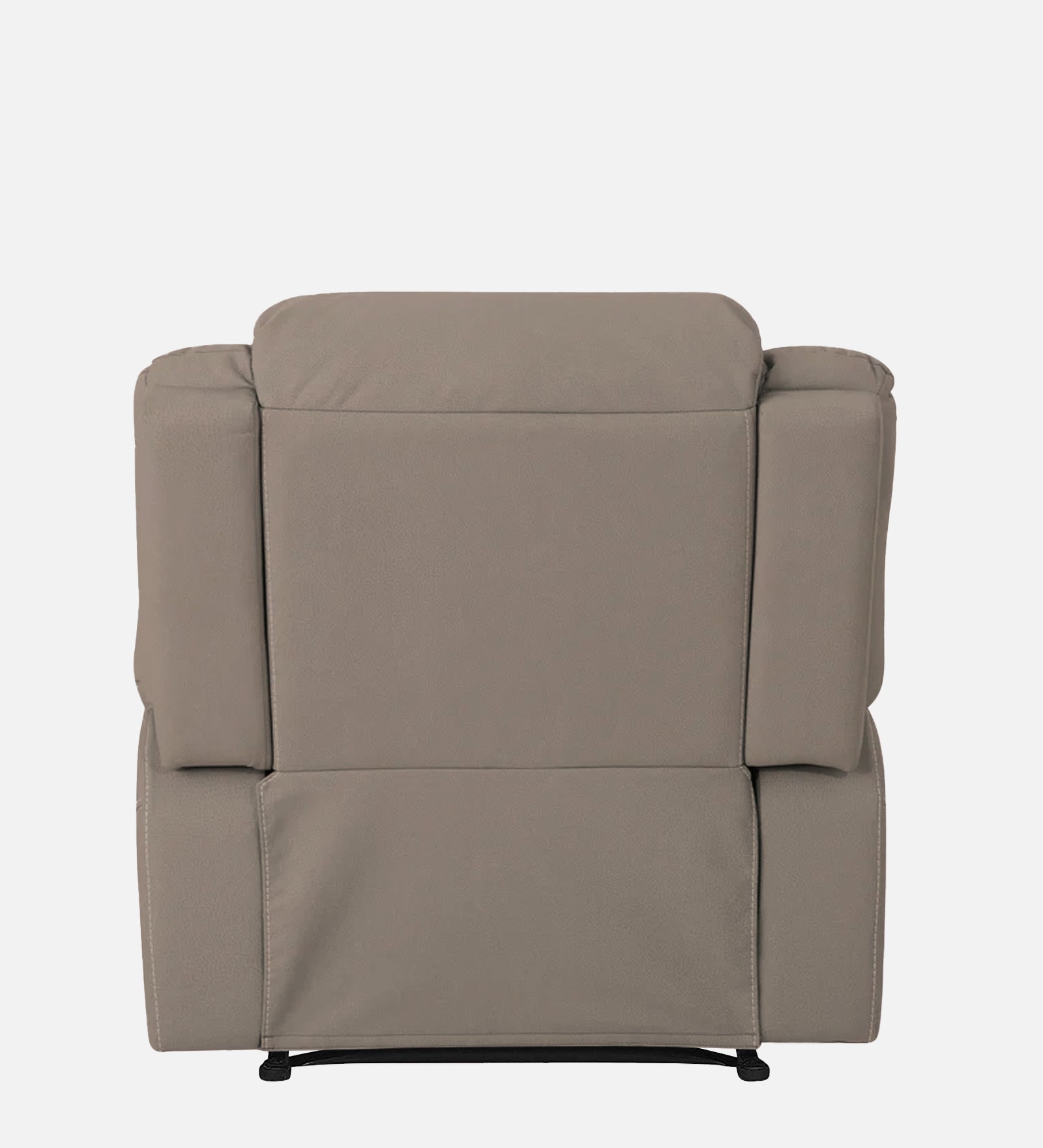 Adley Fabric 1 Seater Manual Recliner In Natural Beige Colour - Febonic Living