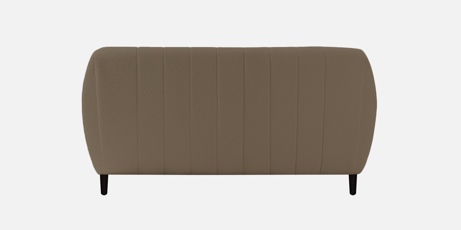 Nesco Boucle Fabric 2 Seater Sofa In Caro Beige Colour - Febonic Living