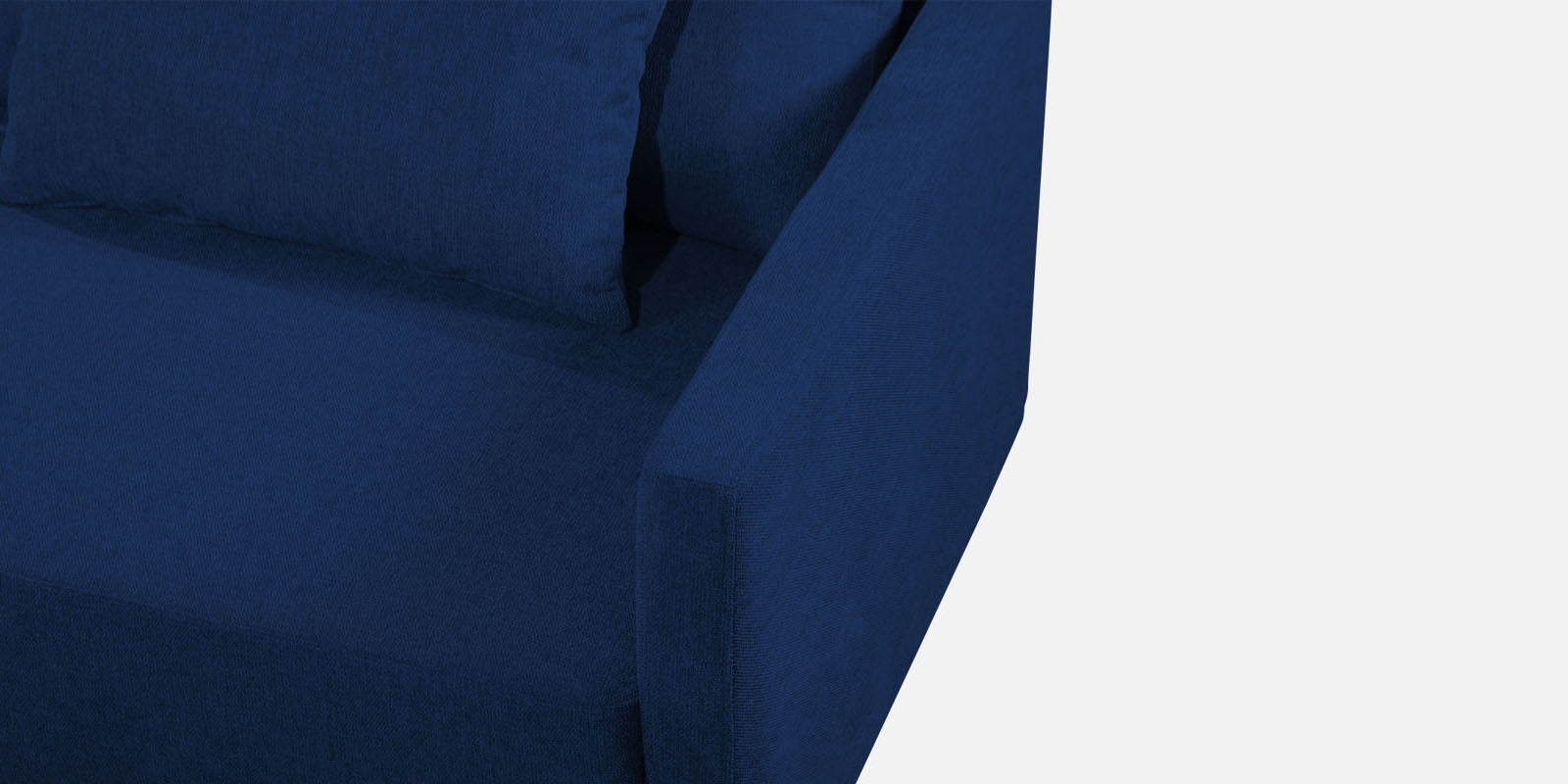 Kera Fabric LHS Sectional Sofa (3+Lounger) In Royal Blue Colour - Febonic Living