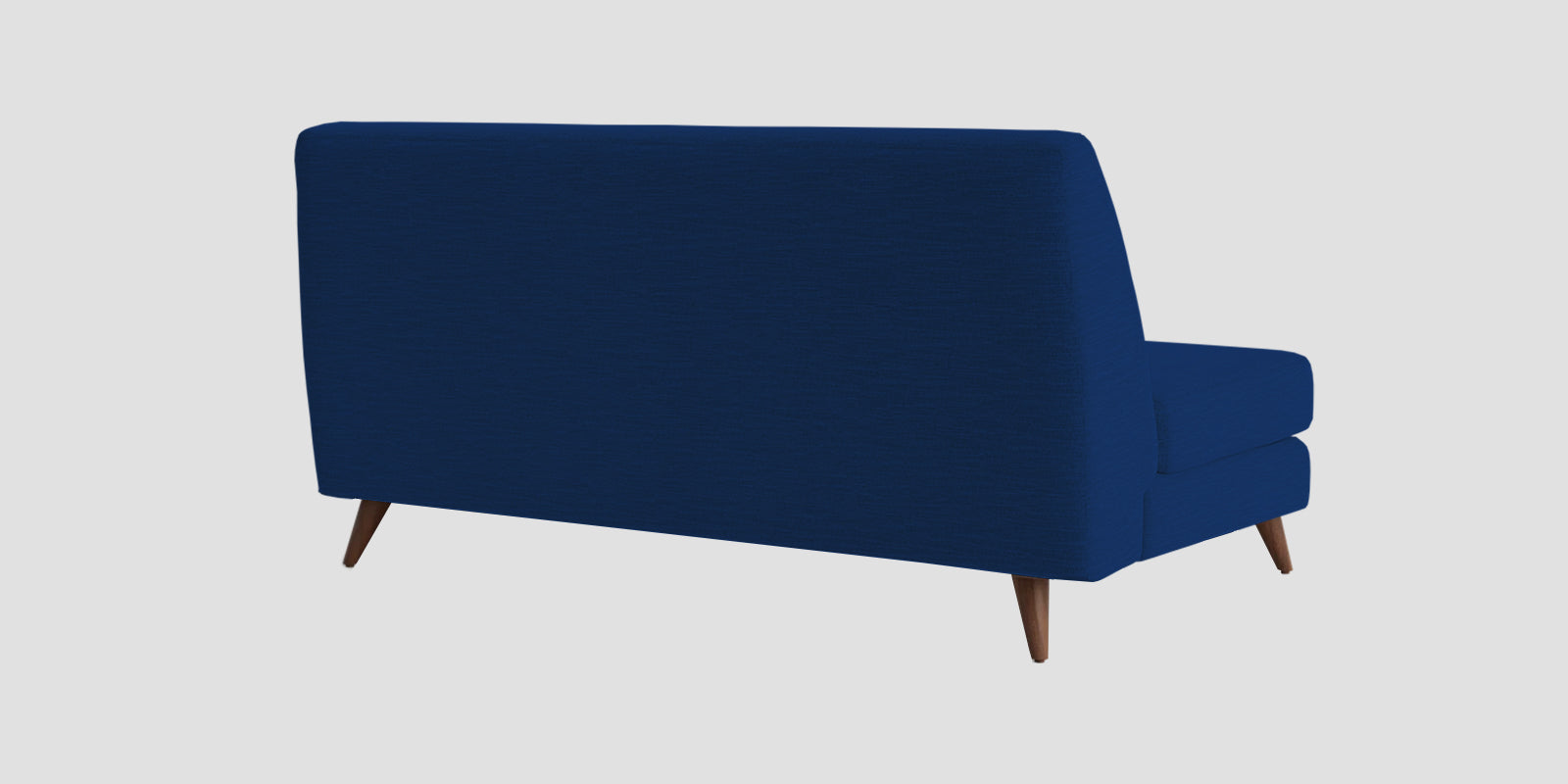 Jasmin Fabric 2 Seater Armless Sofa In Royal Blue Colour - Febonic Living