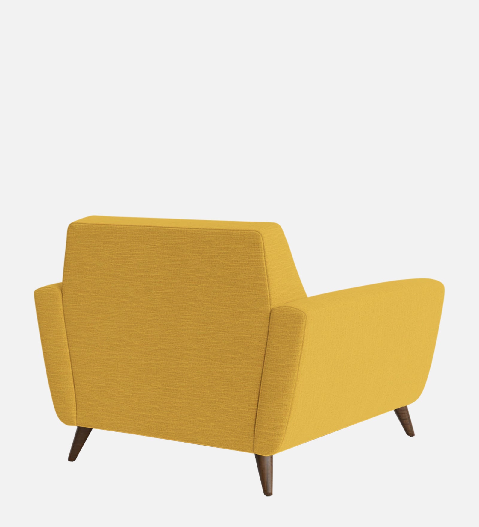 Jasmin Fabric 1 Seater Sofa In Bold Yellow Colour - Febonic Living