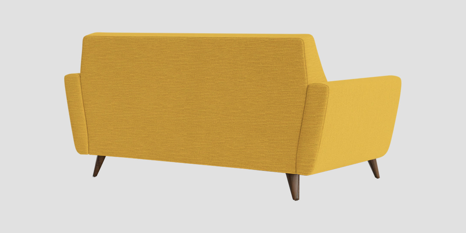 Jasmin Fabric 2 Seater Sofa In Bold Yellow Colour - Febonic Living