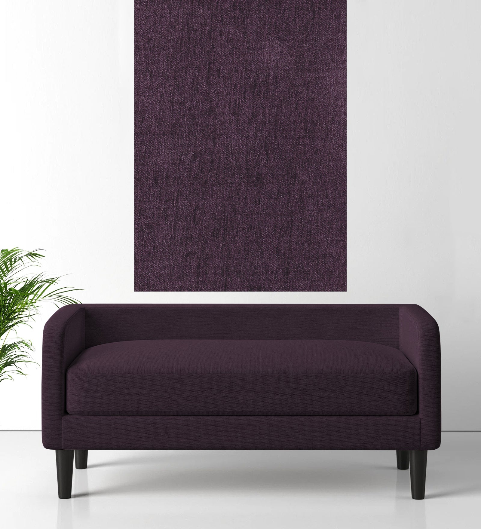 Polycotton Beso Fabric Greek Purple 135 Code - Febonic Living