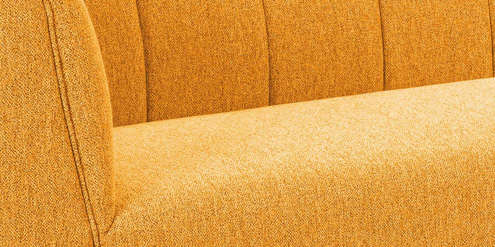 Chastin Fabric 3 Seater Sofa in Bold Yellow Colour