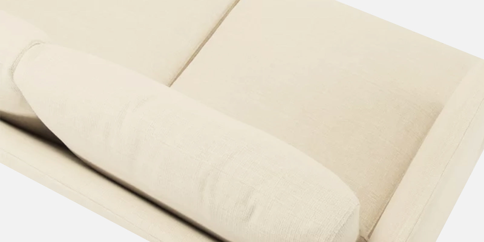 Sokun Fabric 3 Seater Sofa in Ivory Cream Colour