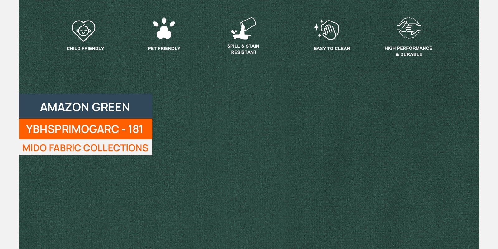 Tucker Velvet 3 Seater Sofa In Amazon Green Colour - Febonic Living