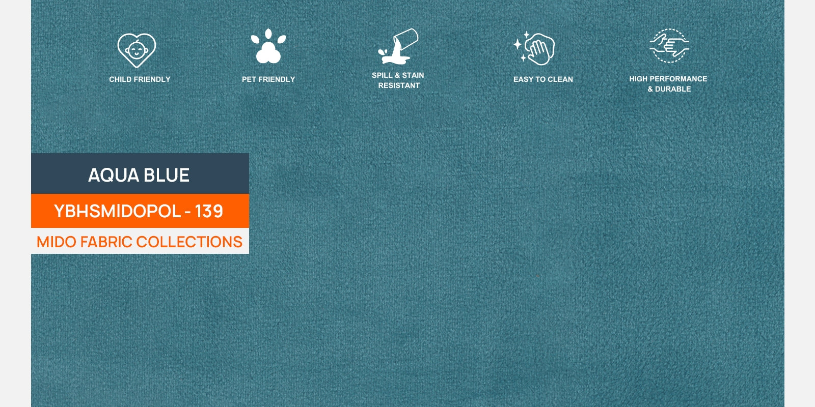 Wiki Velvet 2 Seater Sofa In Aqua Blue Colour - Febonic Living