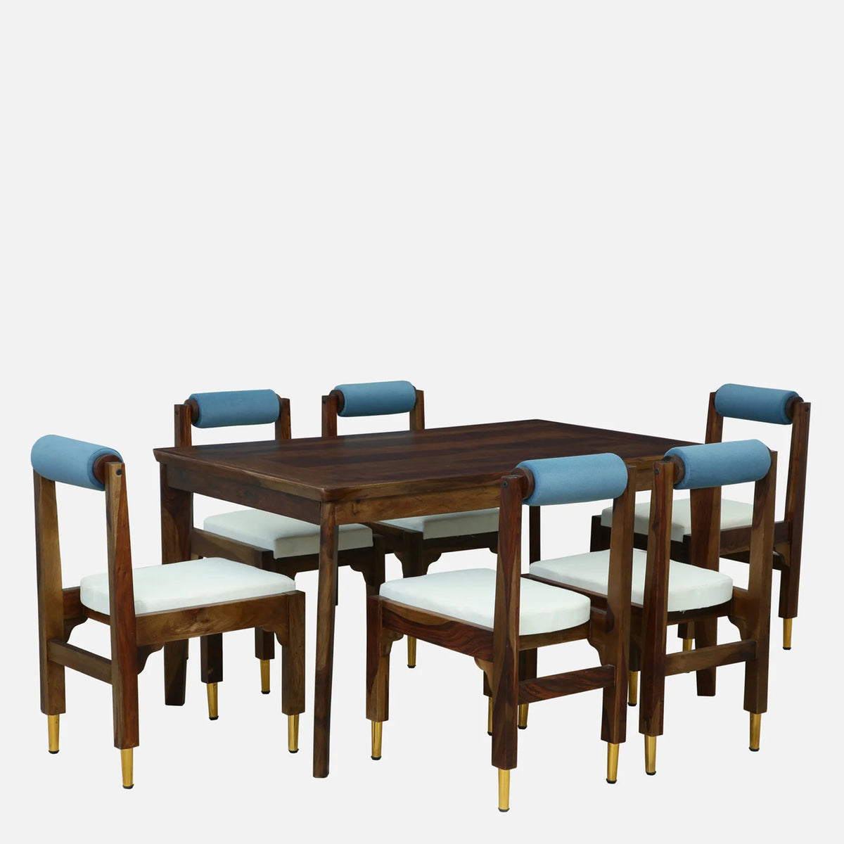 Sarika Sheesham Wood Dining Set – 6 Seater Options with Teak Finish