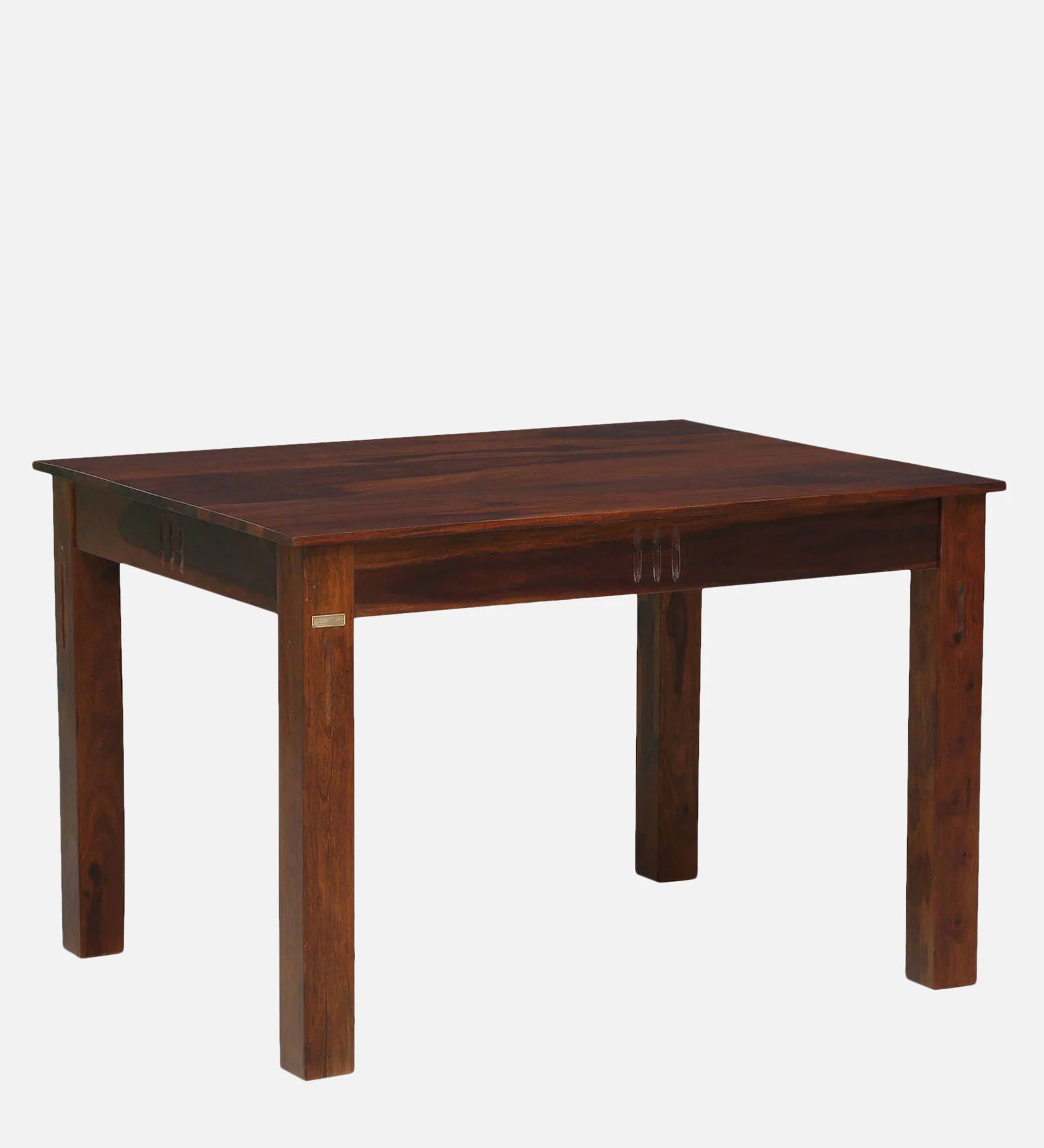 Nuck Sheesham Wood 4 Seater Dining Set In Honey Oak Finish - Febonic Living