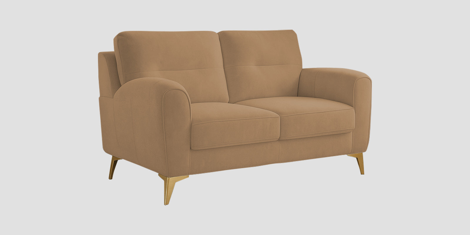 Alpine Fabric 2 Seater Sofa In Copper Brown Colour