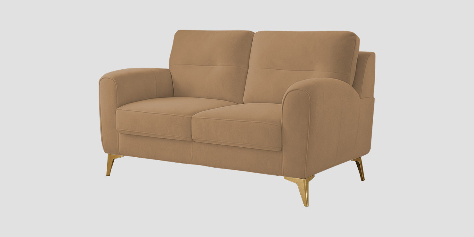 Alpine Fabric 2 Seater Sofa In Copper Brown Colour