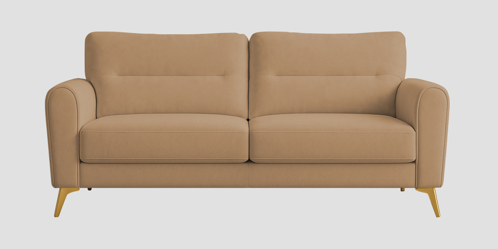 Alpine Fabric 3 Seater Sofa In Copper Brown Colour