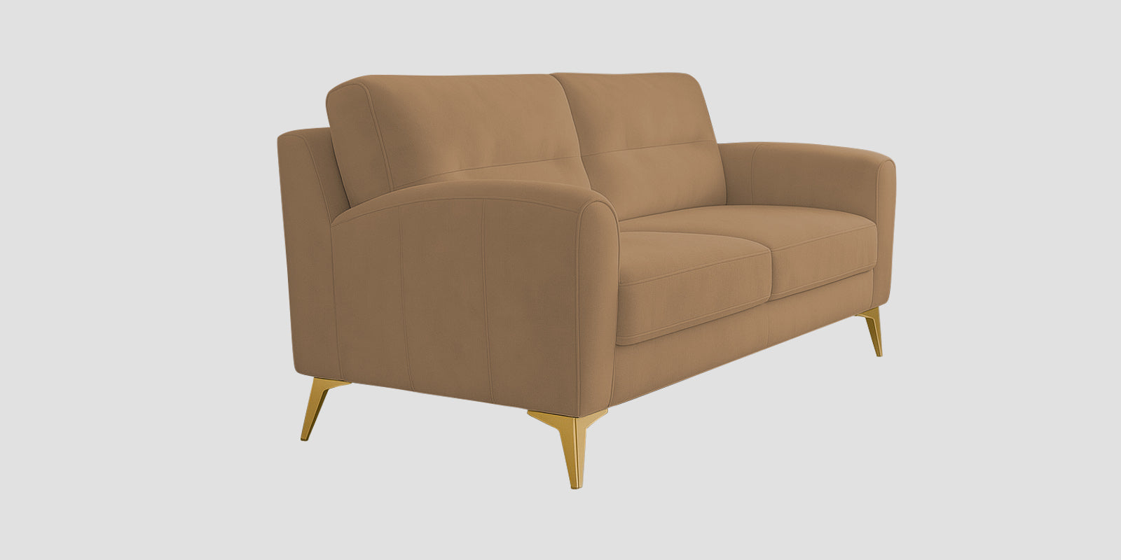 Alpine Fabric 3 Seater Sofa In Copper Brown Colour