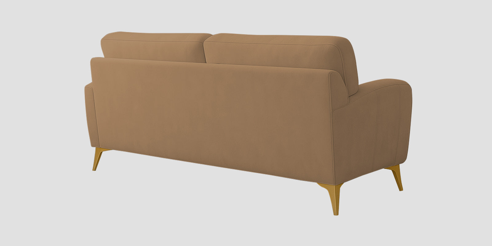Alpine Fabric 3 Seater Sofa In Copper Brown Colour
