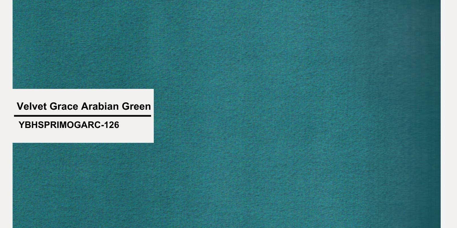 Haru Velvet 2 Seater Sofa In Arabian green Colour - Febonic Living