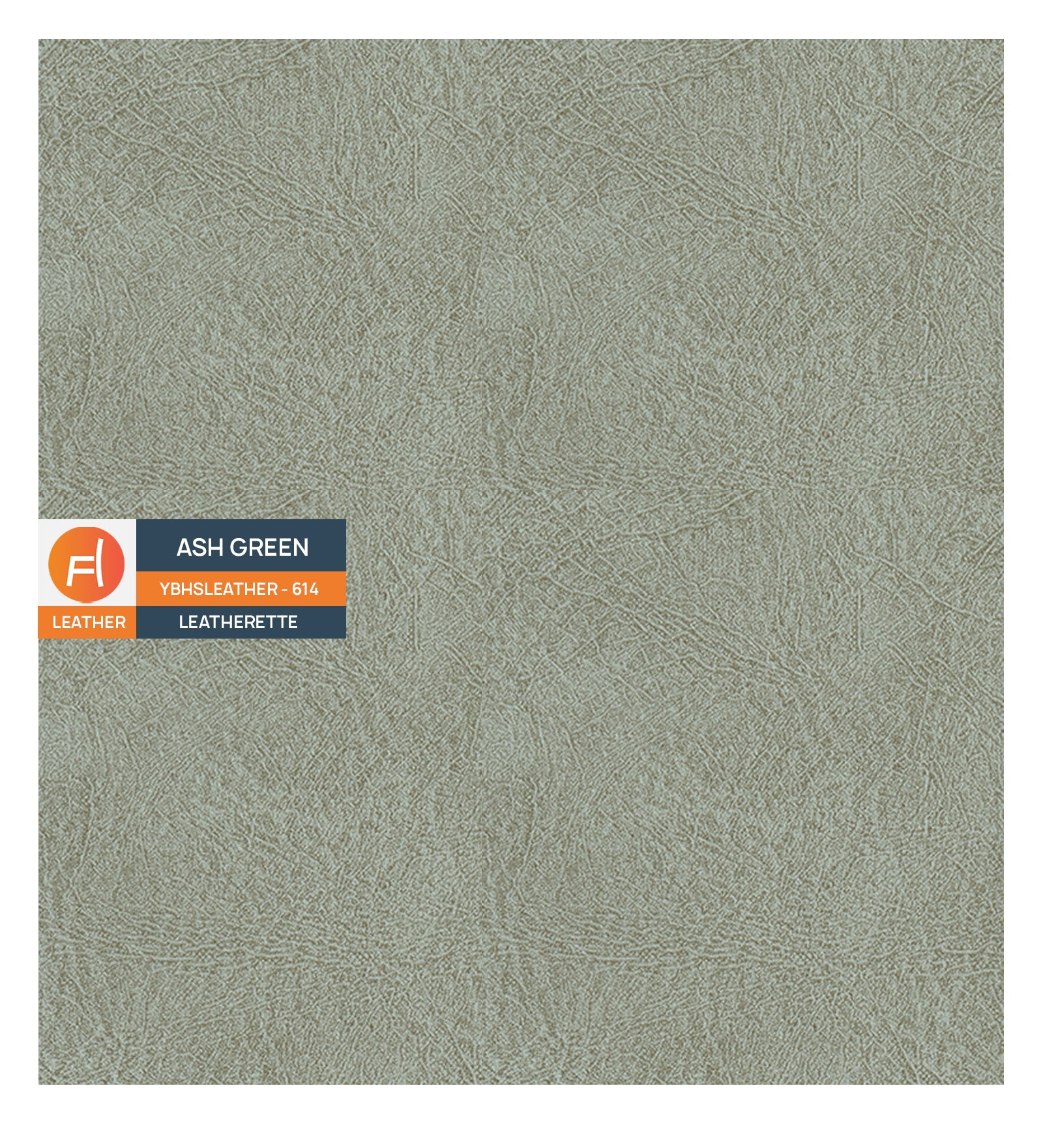 Conley Leatherette 3 Seater Sofa In Ash Green Colour - Febonic Living