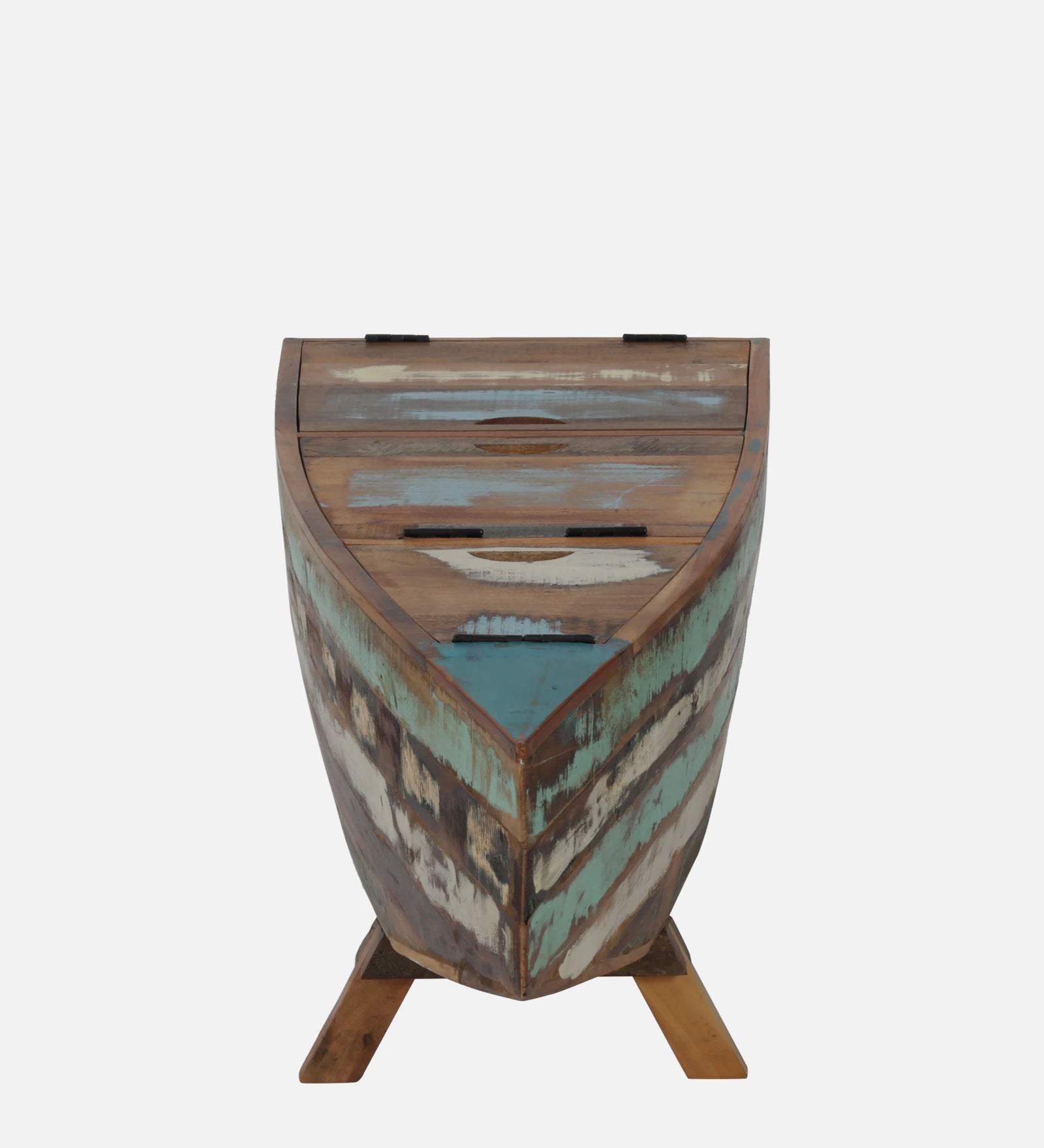 Ezla Reclaimed Wood Bar Cabinet In Distress Finish - Febonic Living