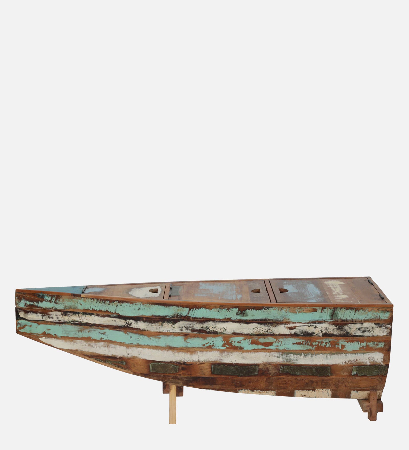 Ezla Reclaimed Wood Bar Cabinet In Distress Finish - Febonic Living