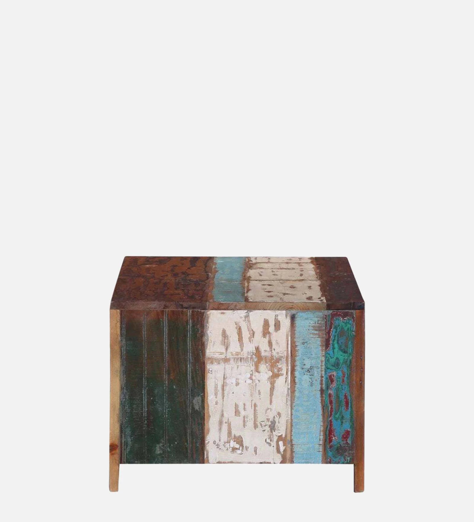 Ezla Reclaimed Wood Coffee Table In Distress Finish - Febonic Living