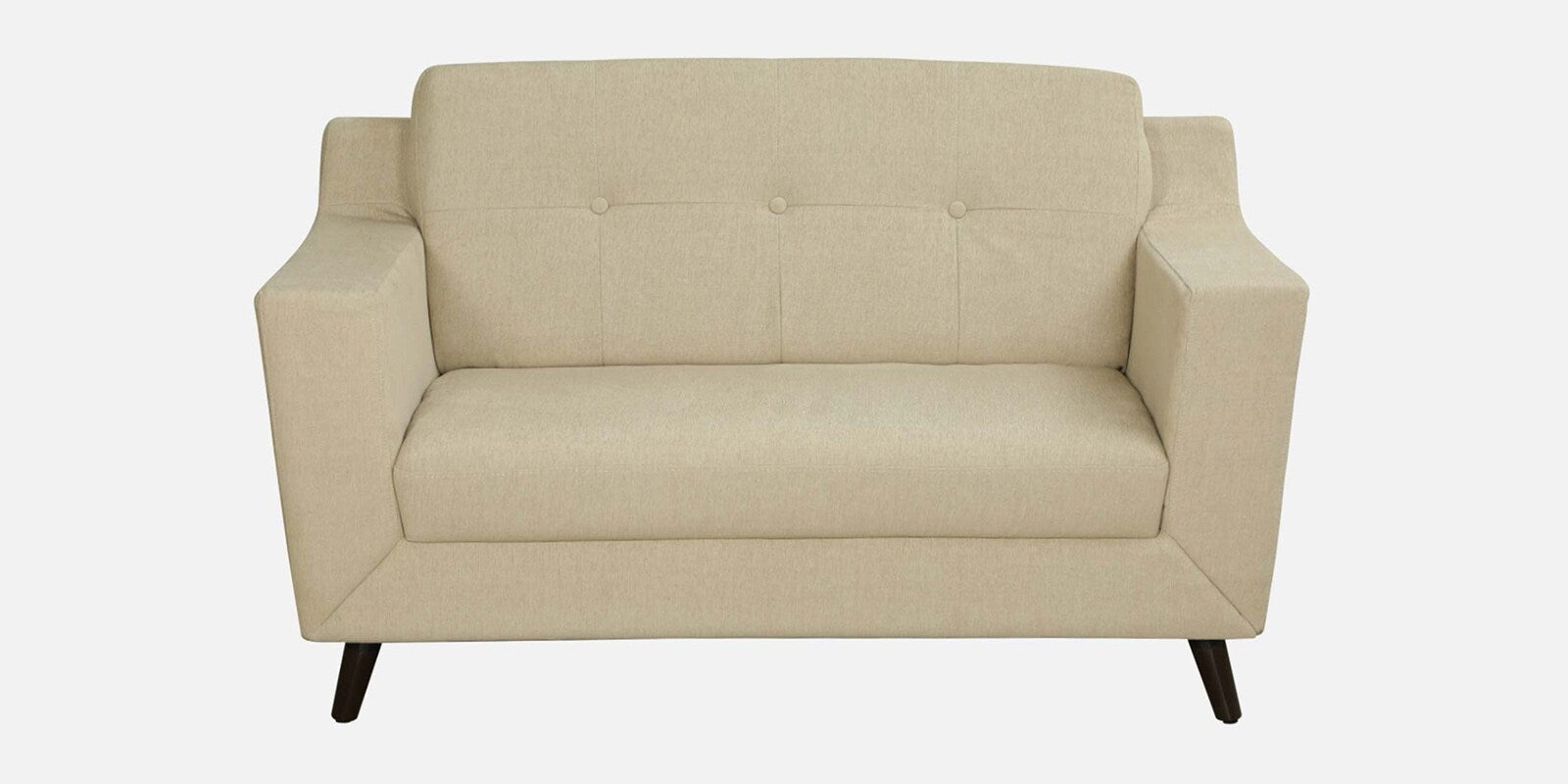 Barmoda Fabric 2 Seater Sofa In Ivory Cream Colour