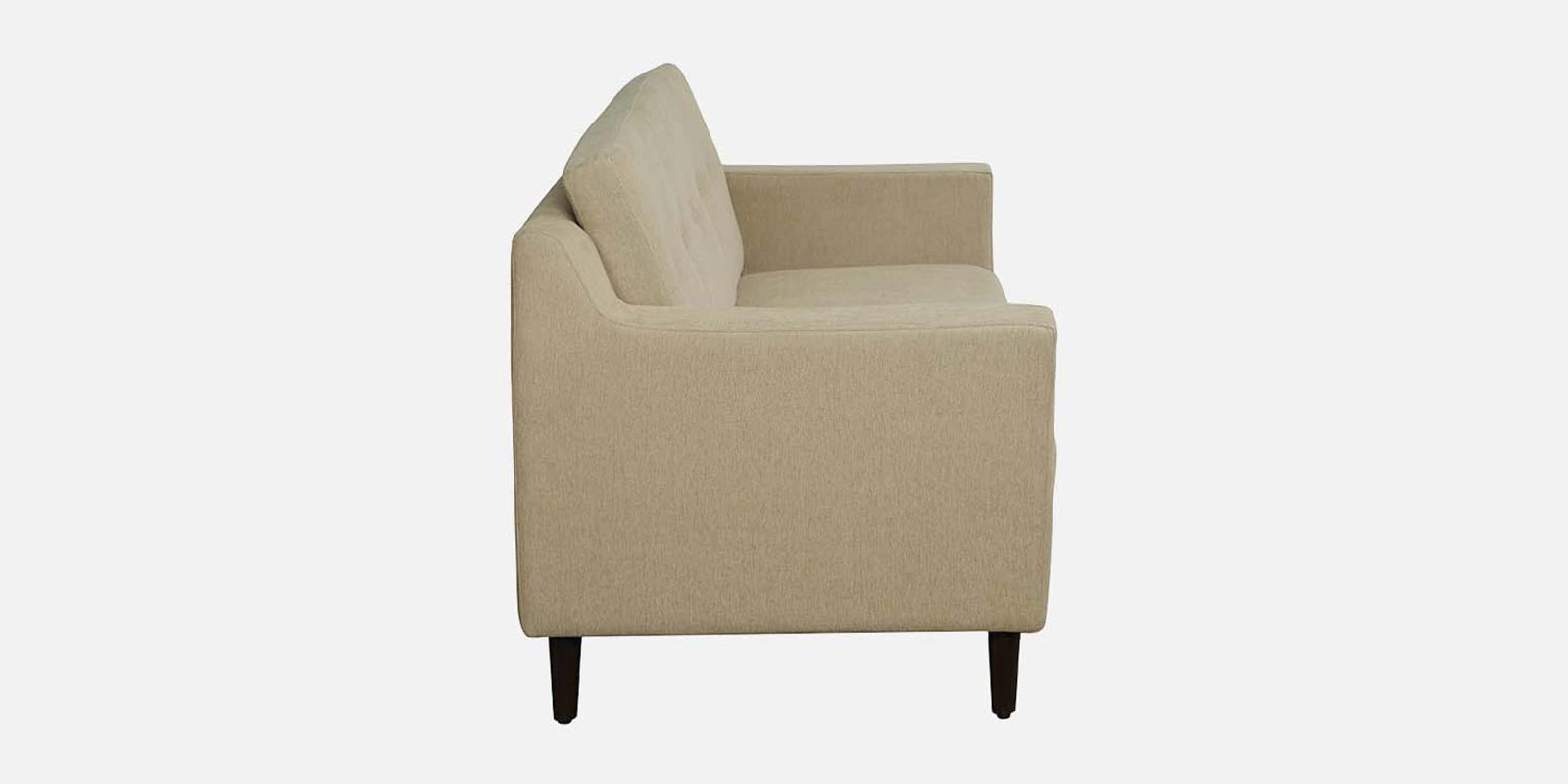 Barmoda Fabric 3 Seater Sofa In Ivory Cream Colour