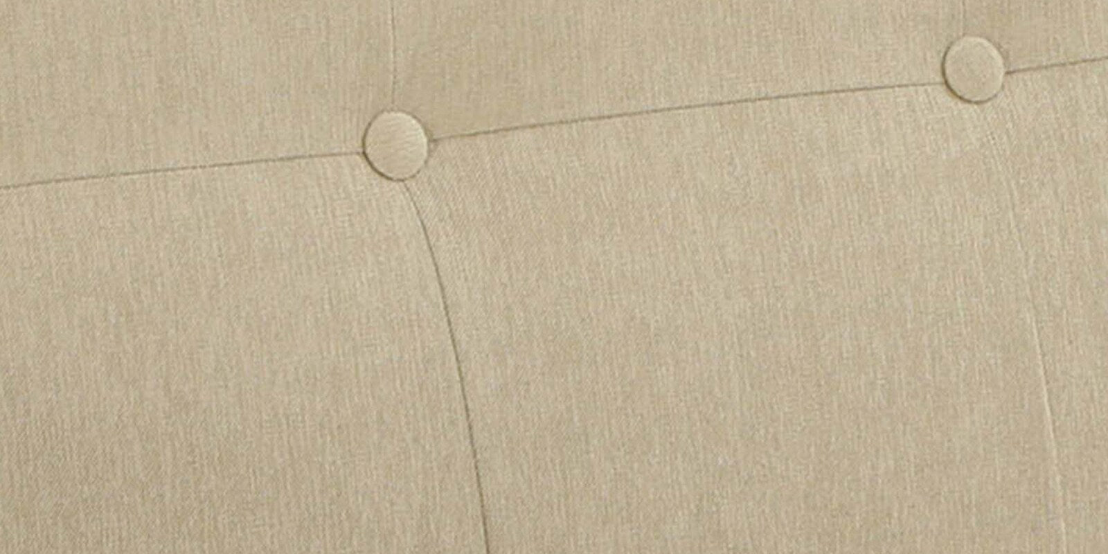 Barmoda Fabric 3 Seater Sofa In Ivory Cream Colour