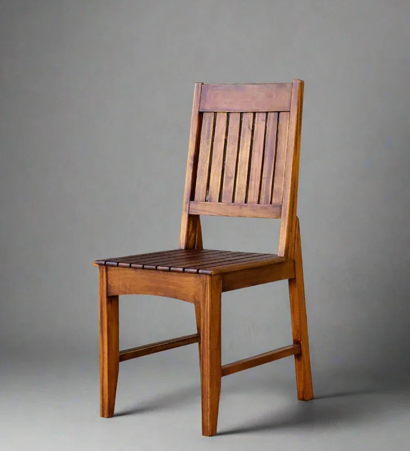 Batora Sheesham Wood 6 Seater Dining Set in Teak Colour With Marble Top