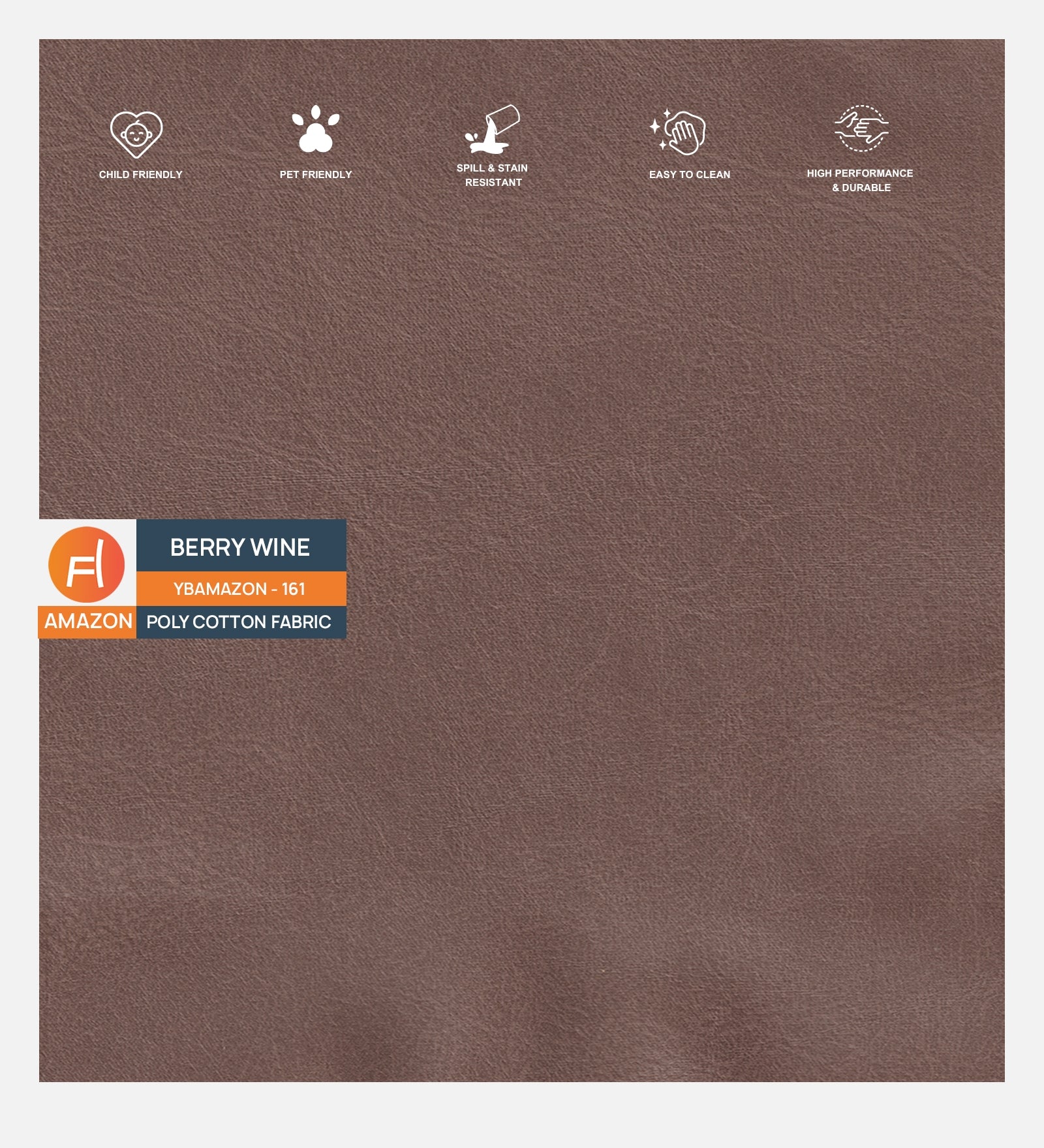 Woody Fabric 1 Seater Sofa In Berry Wine Colour - Febonic Living