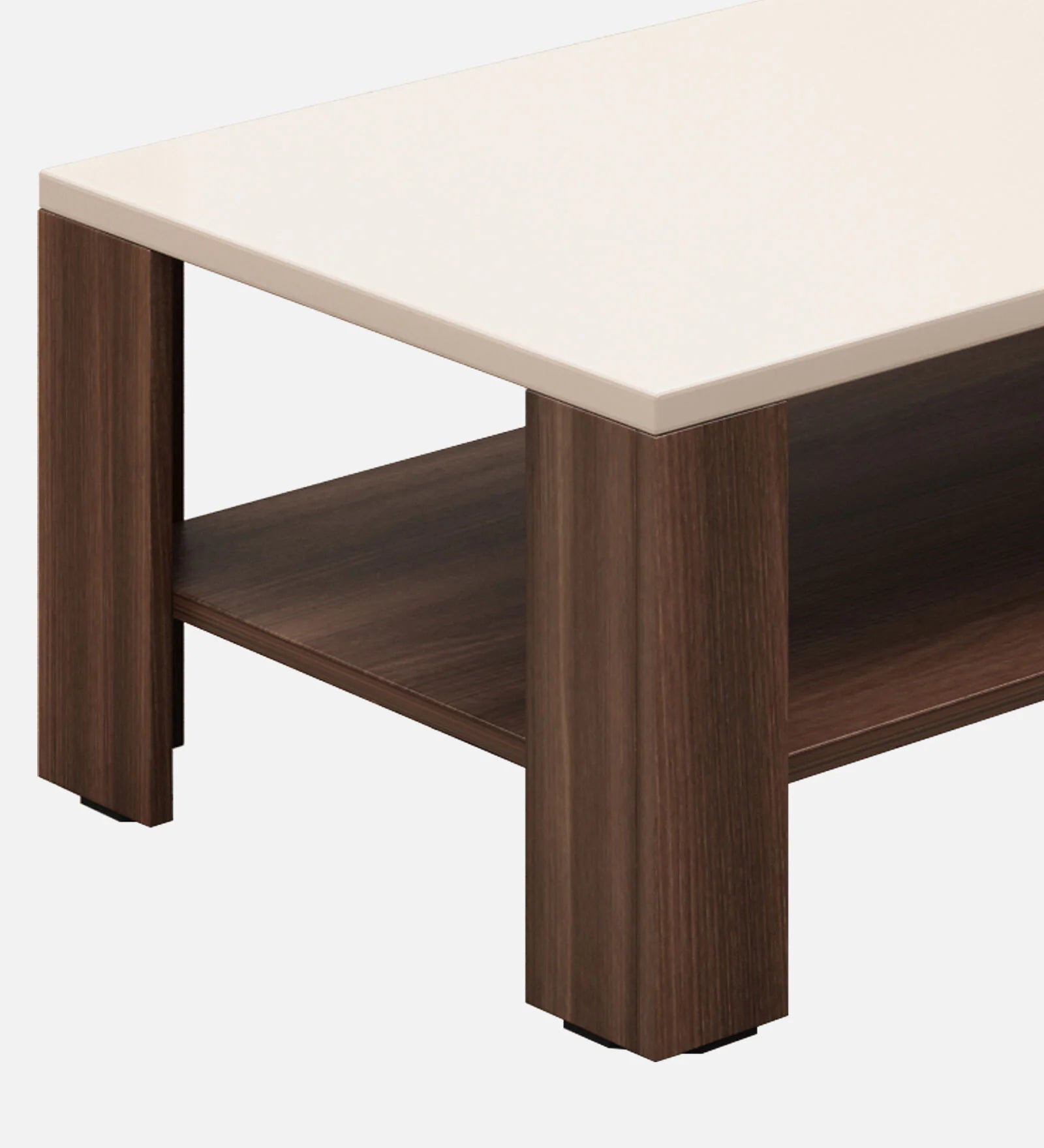Bovi Wood Coffee Table in Dark Acacia Finish