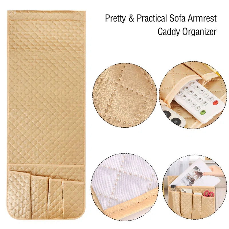 Pappu Velvet Quilted Box Slip Cover in Beige Colour - Febonic Living