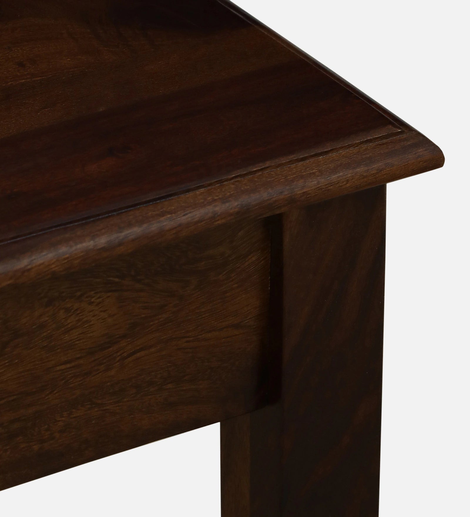 Akron Sheesham Wood Writing Table In Provincial Teak Finish - Febonic Living