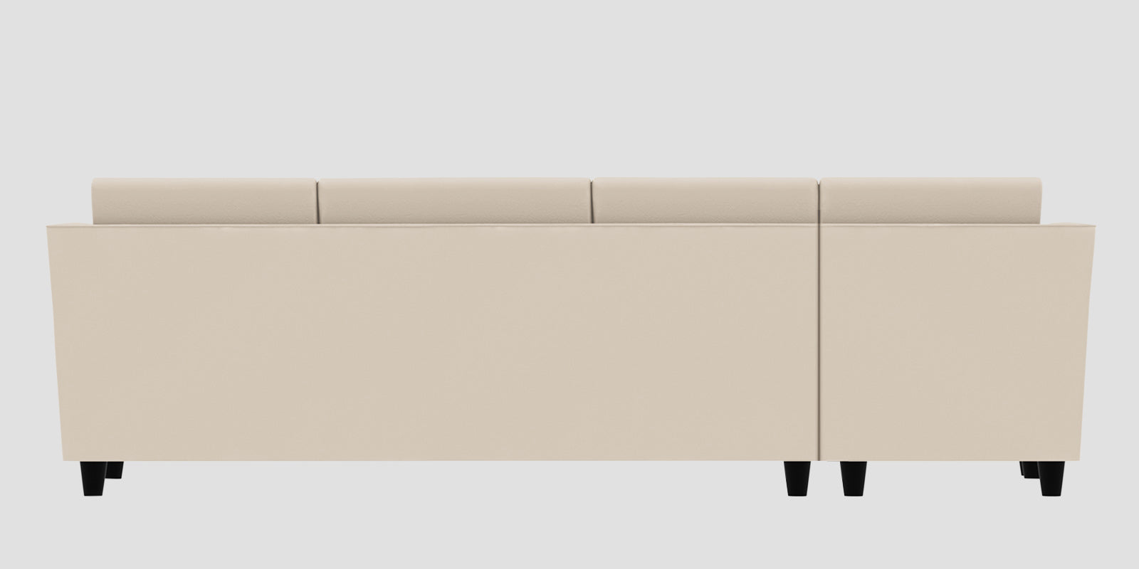 Bristo Velvet LHS Sectional Sofa (3+Lounger) In Camel Beige Colour - Febonic Living