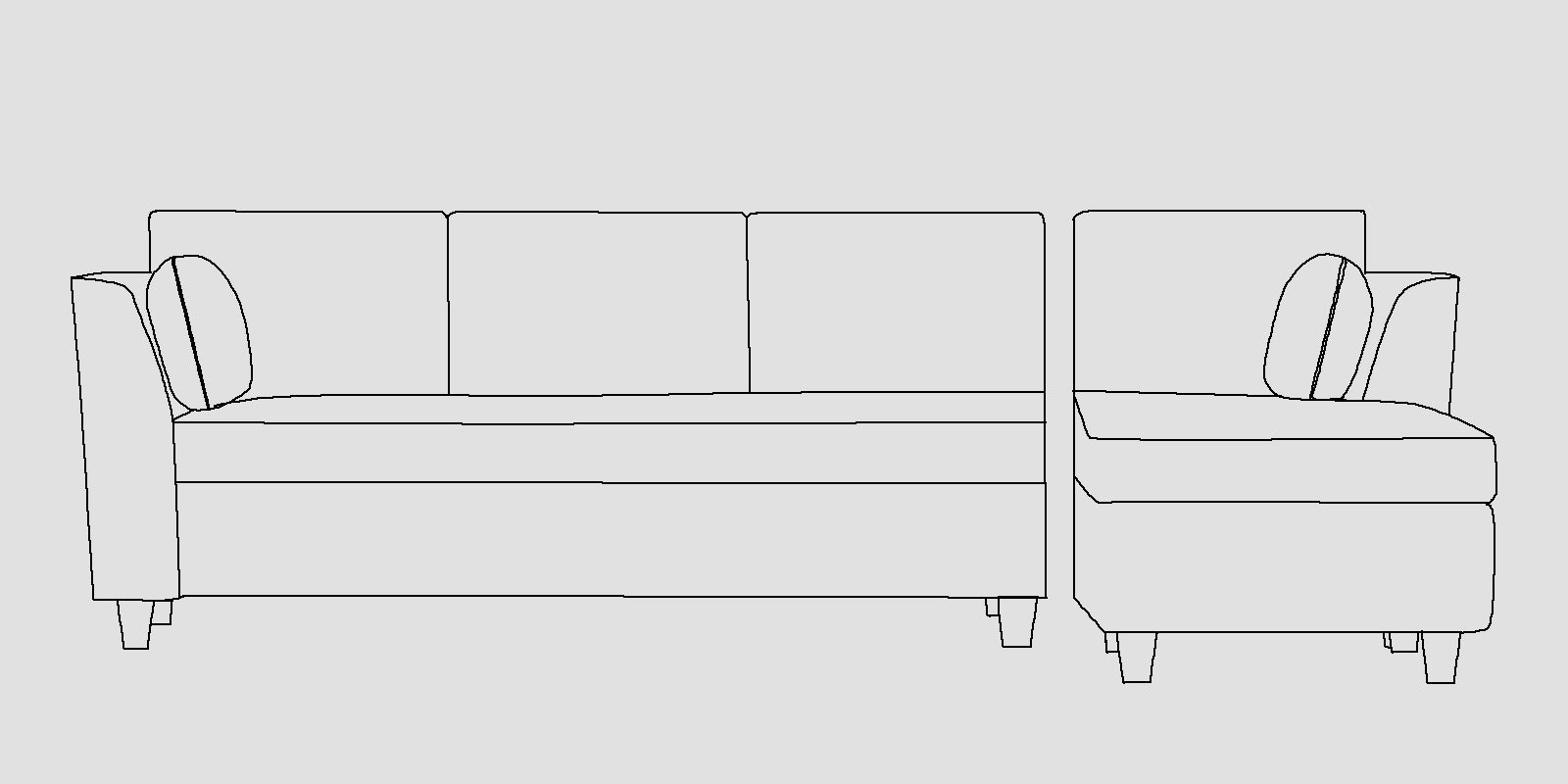 Bristo Velvet LHS Sectional Sofa (3+Lounger) In Warm White Colour - Febonic Living