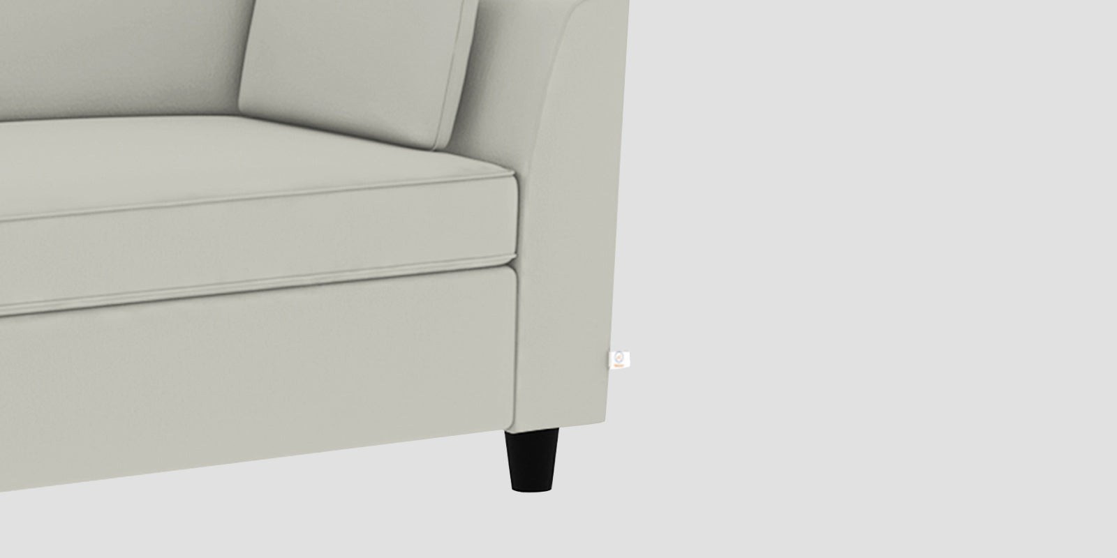 Bristo Velvet LHS Sectional Sofa (2+Ottoman Lounger) In Camel Beige Colour - Febonic Living