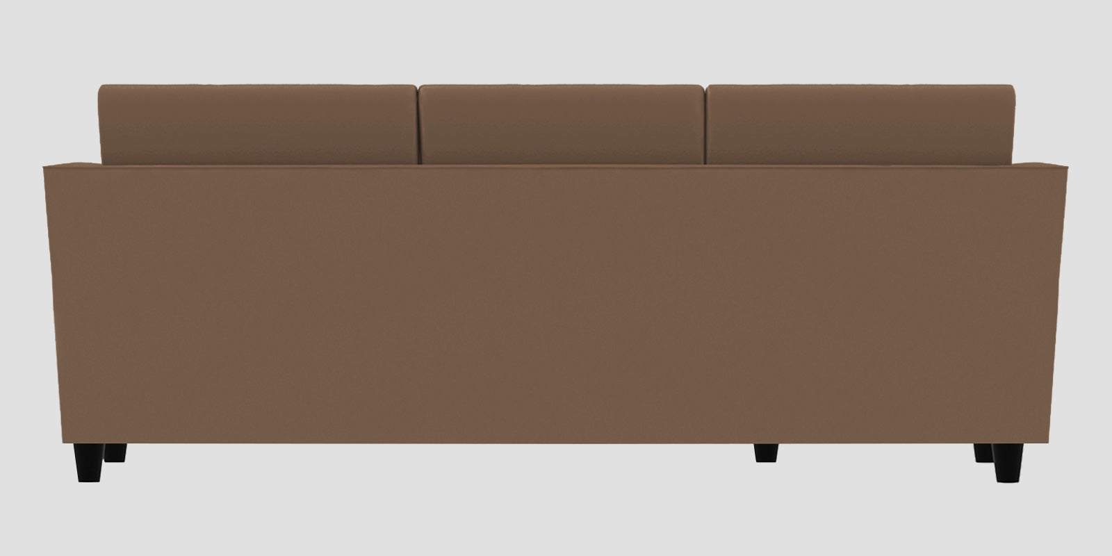 Bristo Velvet RHS Sectional Sofa (2+Ottoman Lounger) In Mocha Mouse Colour - Febonic Living