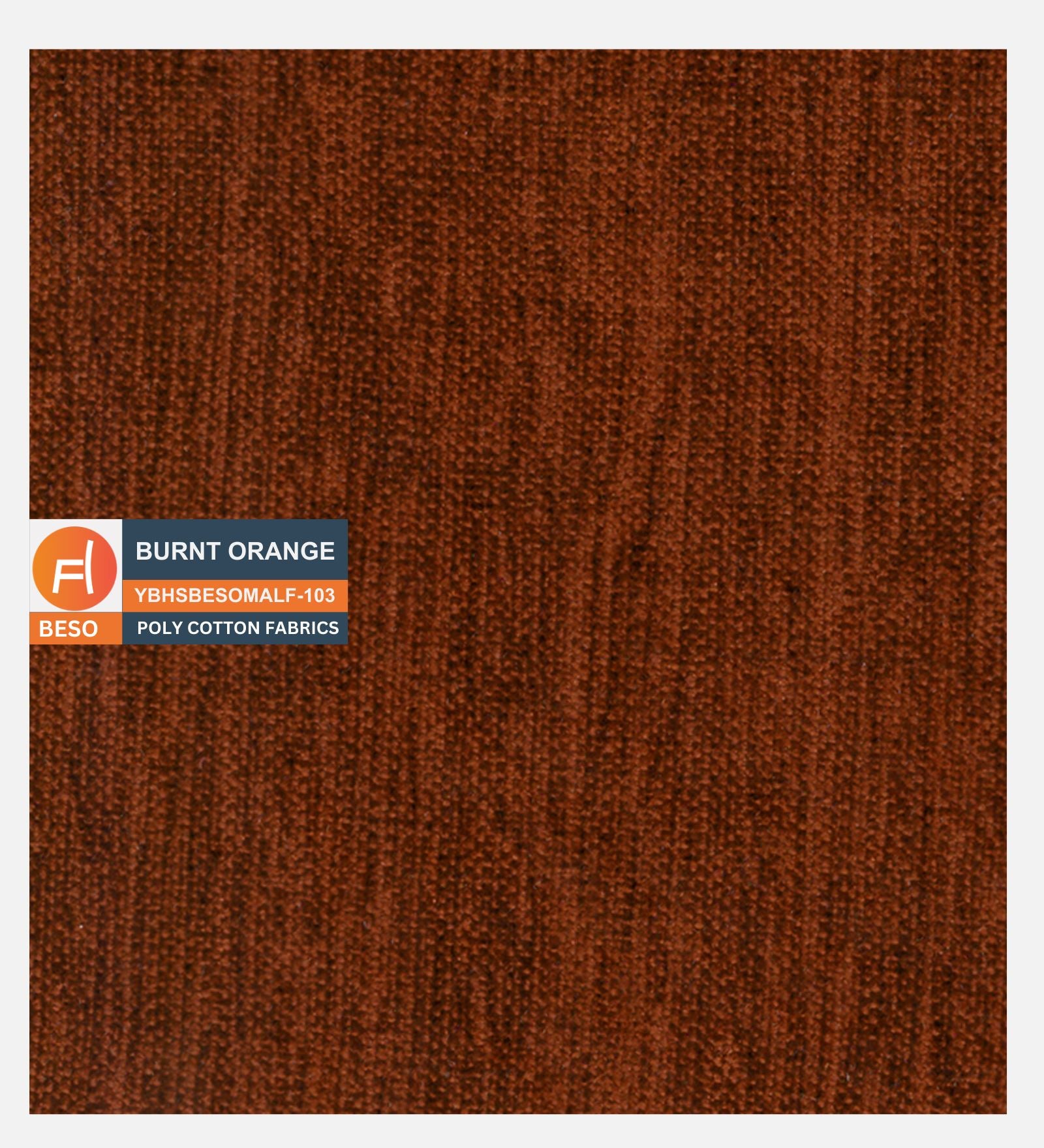 Siddy Fabric 1 Seater Sofa In Burnt Orange Colour - Febonic Living