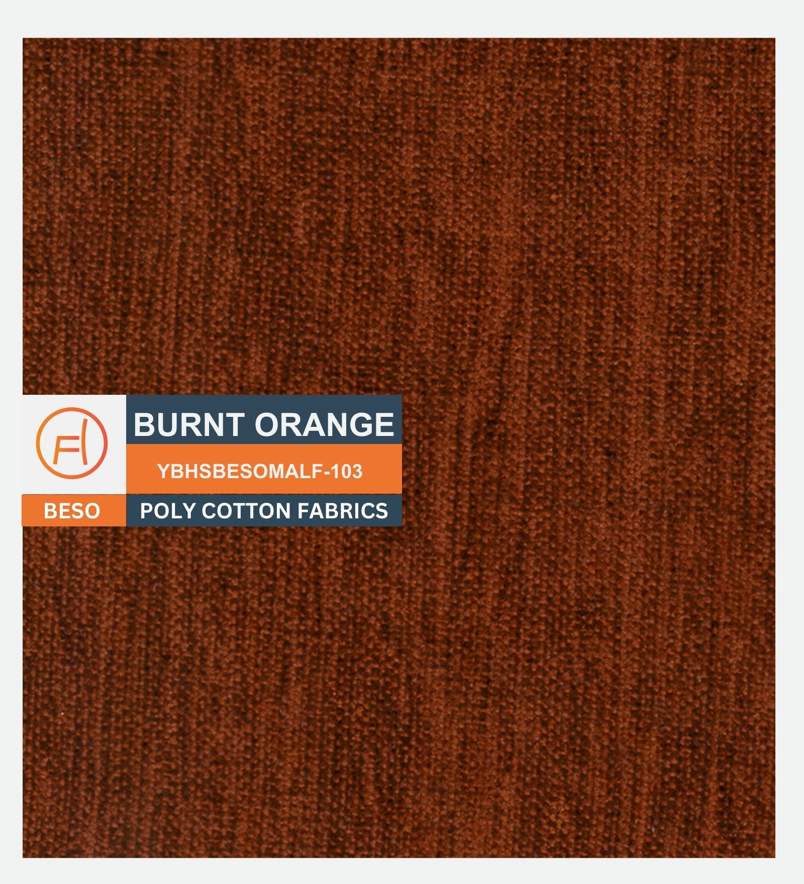 Penny Fabric Ottoman In Burnt Orange Colour With Storage - Febonic Living