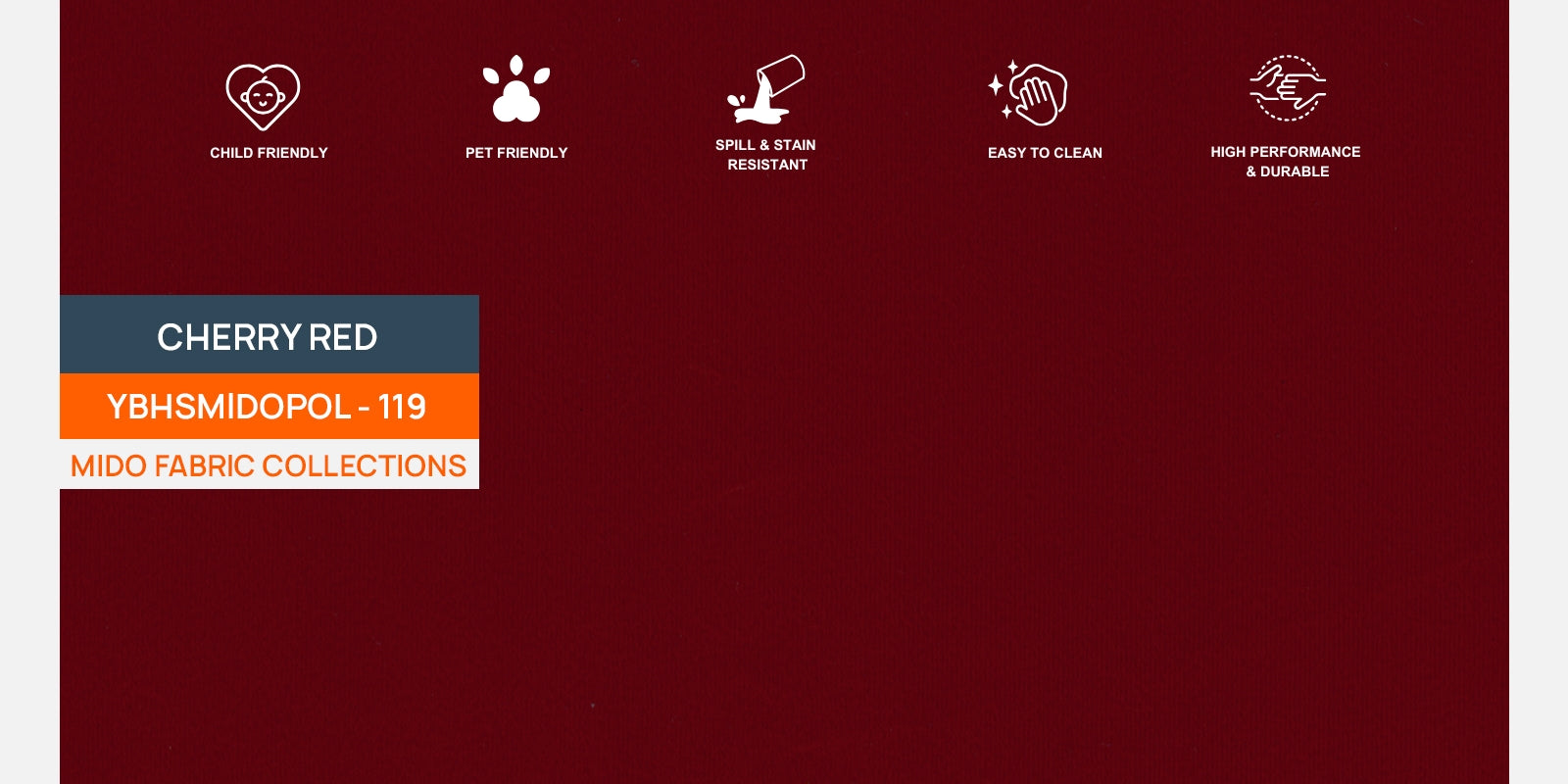 Kaylee Velvet 3 Seater Sofa In Cherry Red Colour - Febonic Living