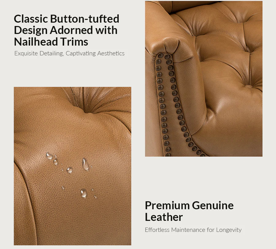 Bama Leatherette Arm Chair In Corn Beige Colour - Febonic Living