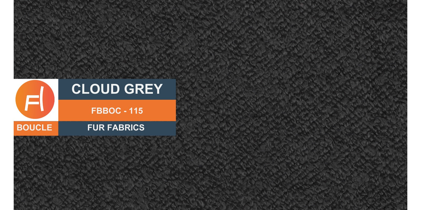 Nesco Boucle Fabric 2 Seater Sofa In Cloud Grey Colour - Febonic Living