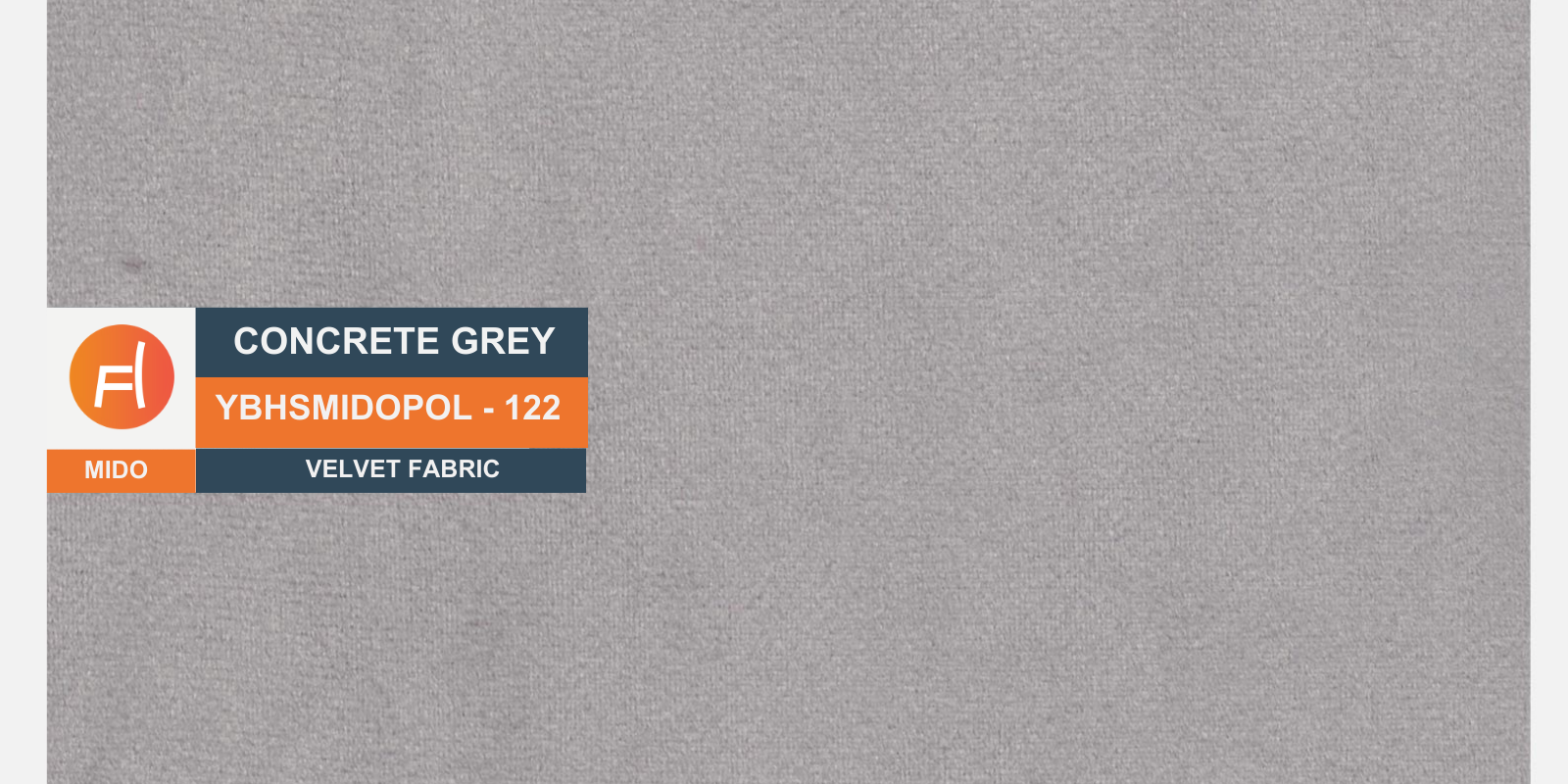 Daffy Velvet 3 Seater Sofa In Concrete Grey Colour - Febonic Living