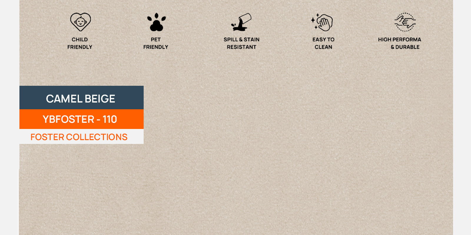 Corby Velvet LHS 6 Seater Convertible Sofa Cum Bed In Camel Beige Colour - Febonic Living