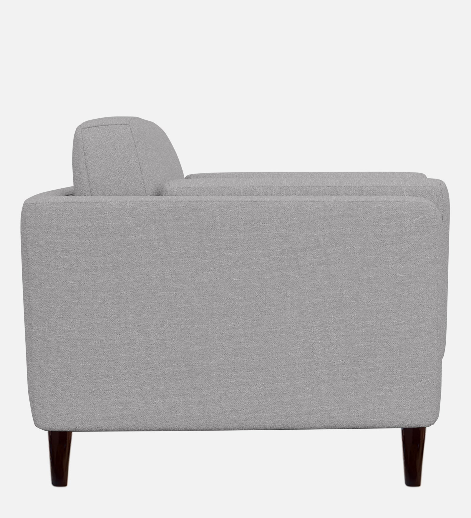 Candy Fabric 1 Seater Sofa In Dim Grey Colour