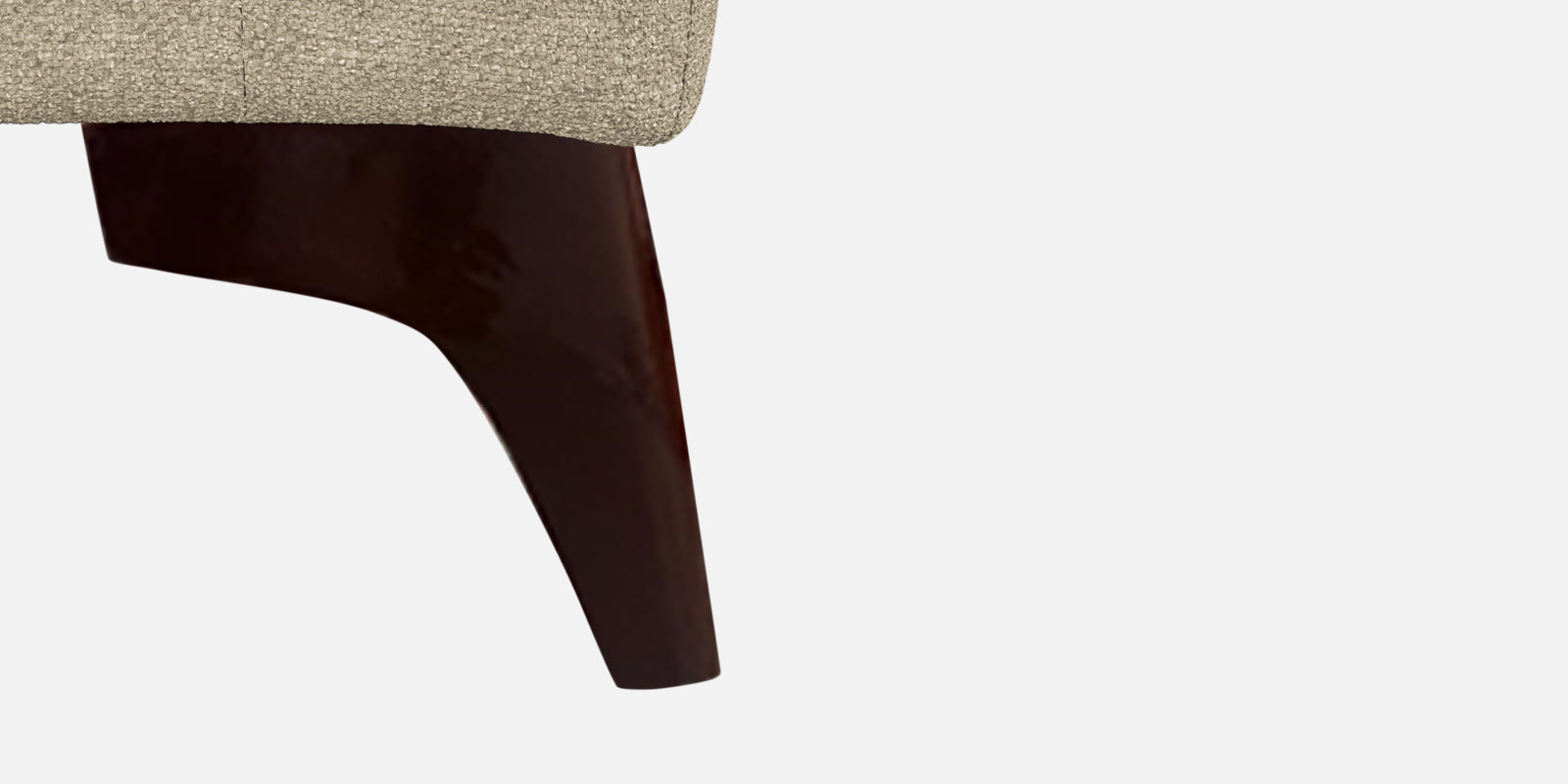 Candy Fabric 2 Seater Sofa In Cotton Beige Colour