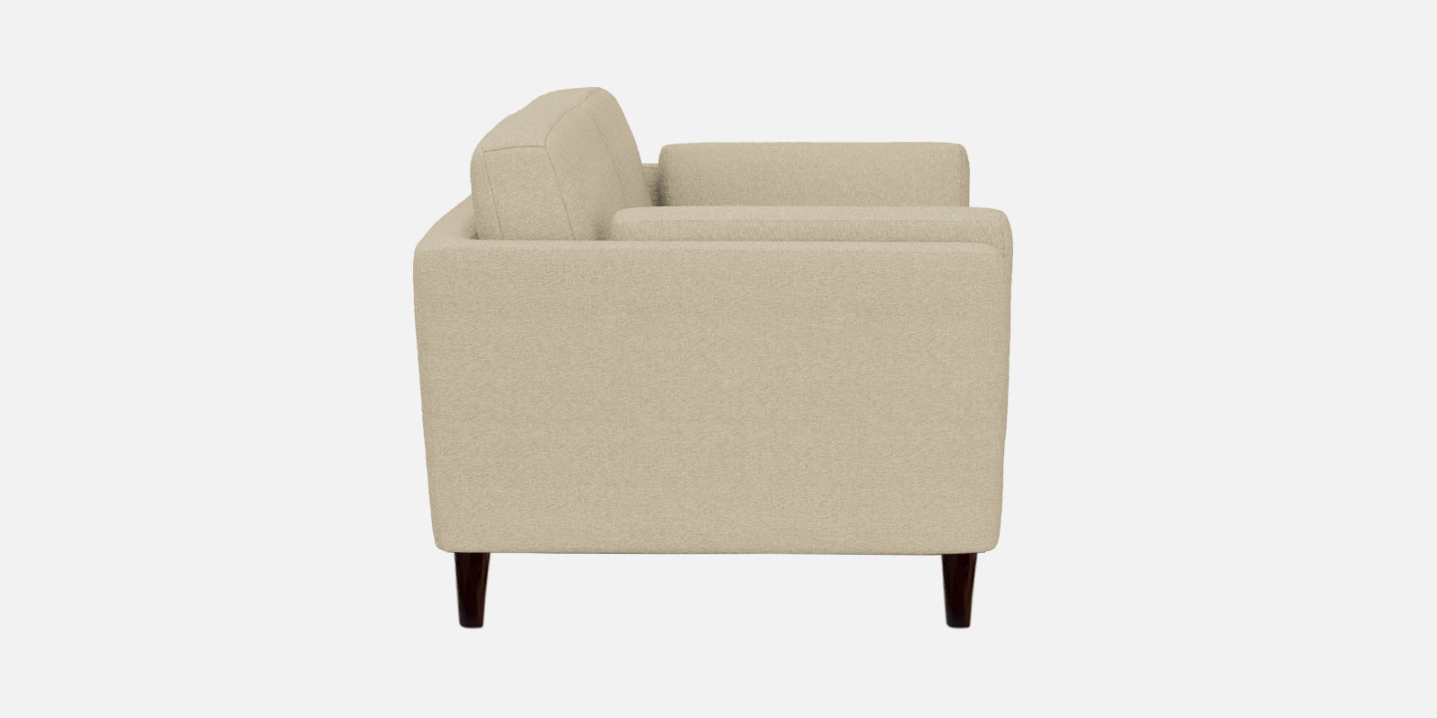 Candy Fabric 2 Seater Sofa In Cotton Beige Colour
