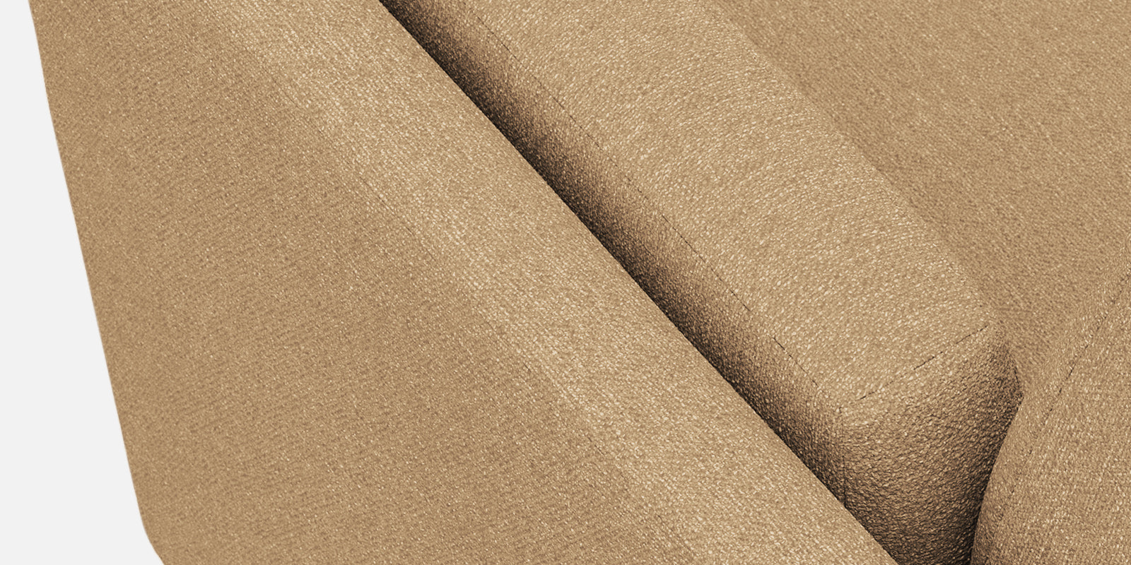 Candy Fabric 3 Seater Sofa In Copper Brown Colour