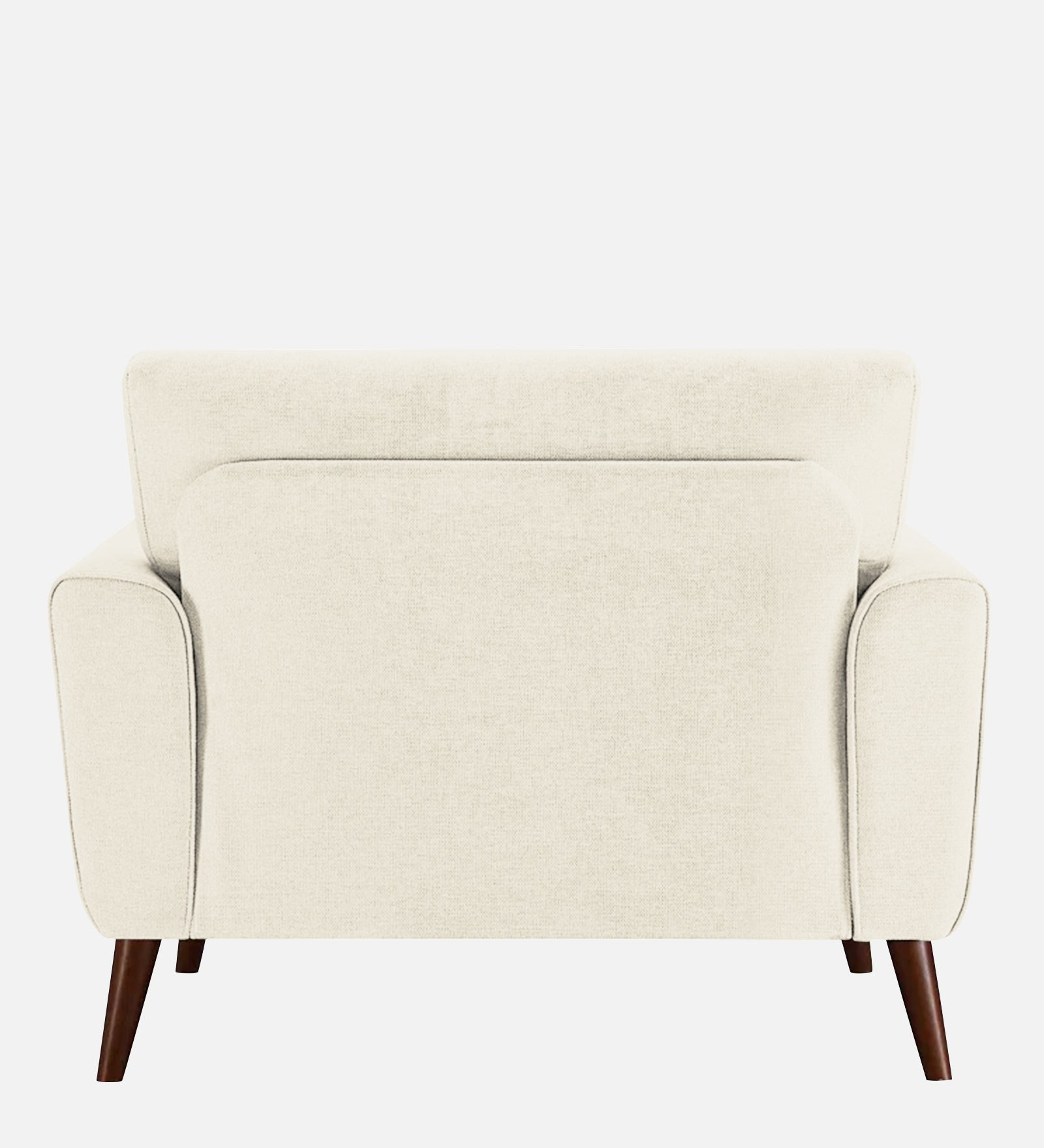 Castro Fabric 1 Seater Sofa In Ivory Cream Colour - Febonic Living