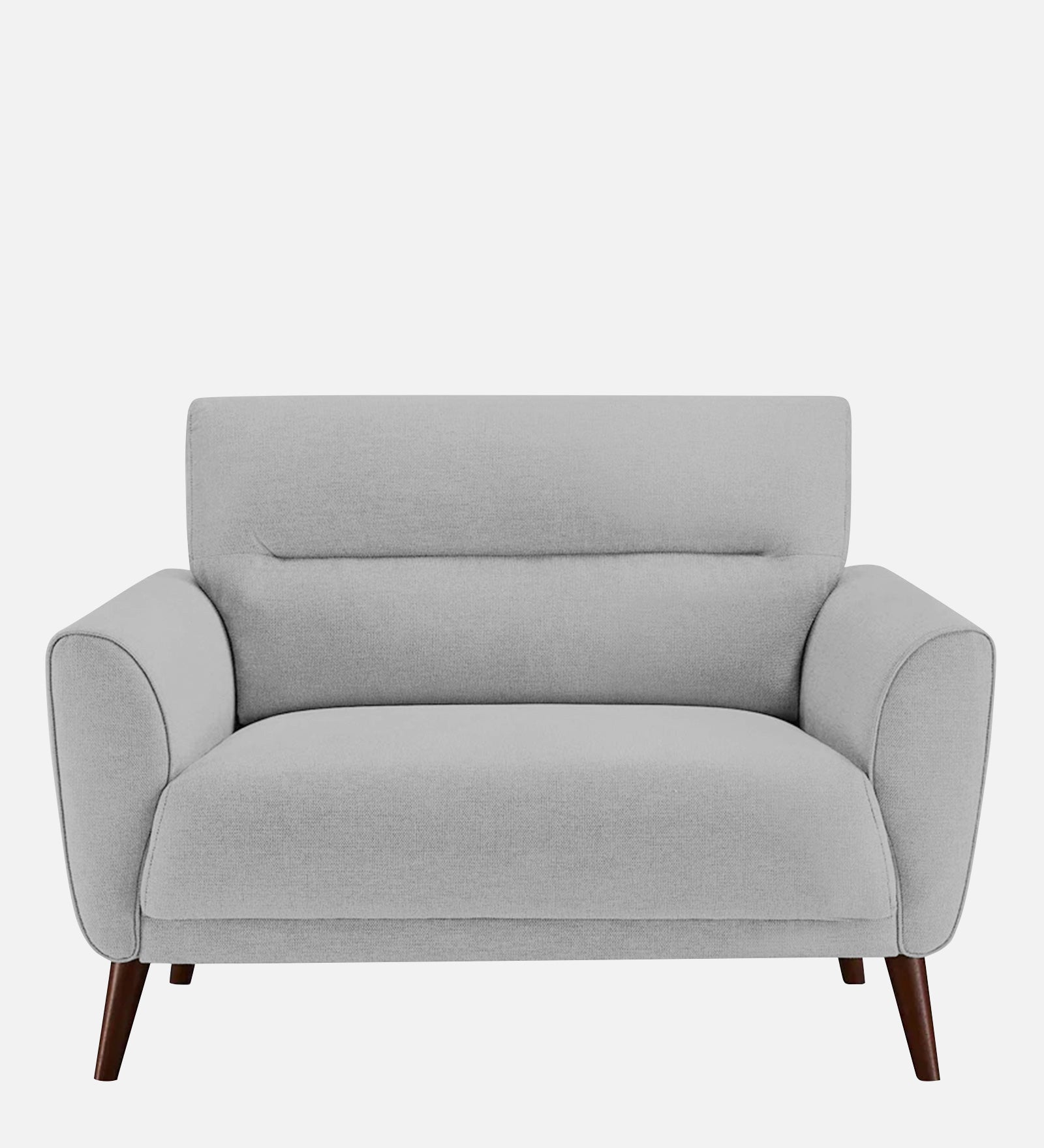 Castro Fabric 1 Seater Sofa In Lit Grey Colour