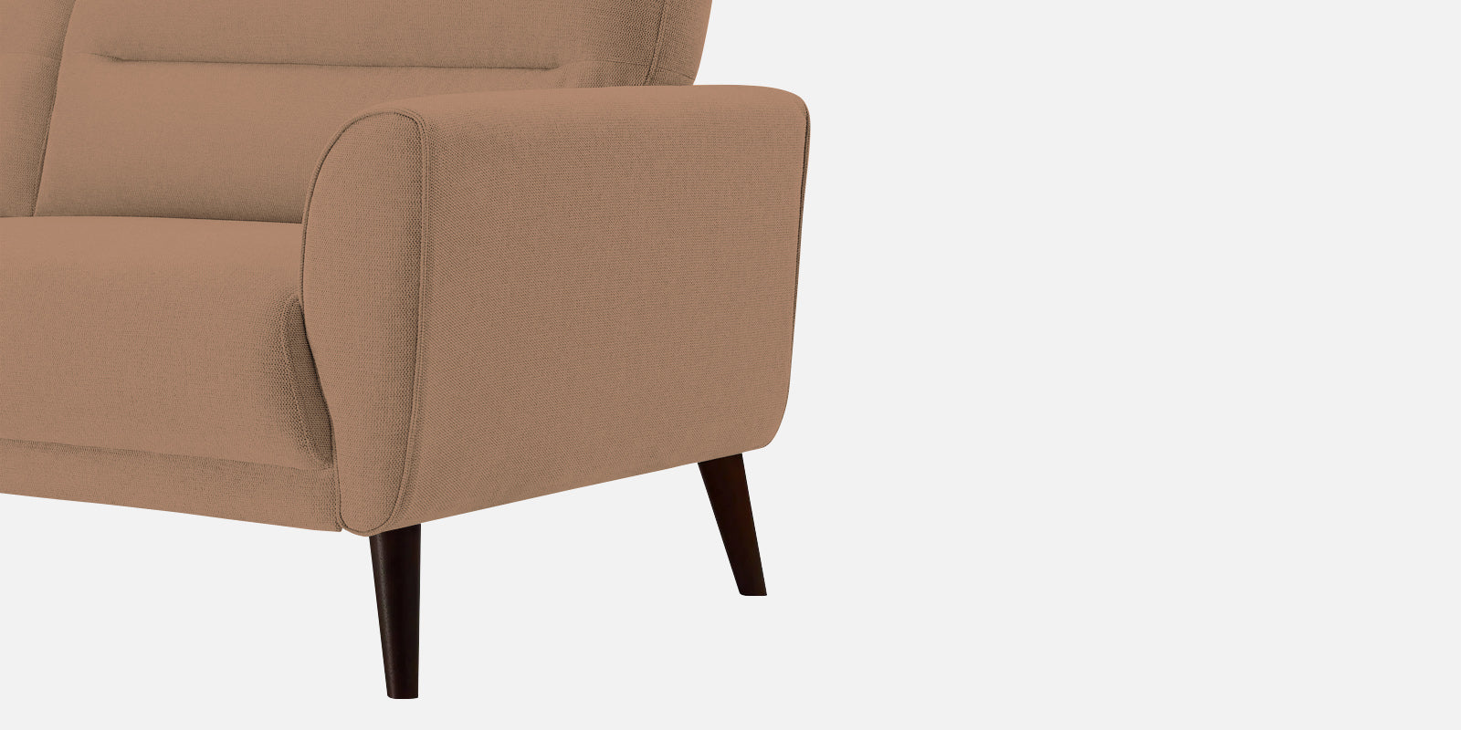 Castro Fabric 2 Seater Sofa In Cosmic Beige Colour