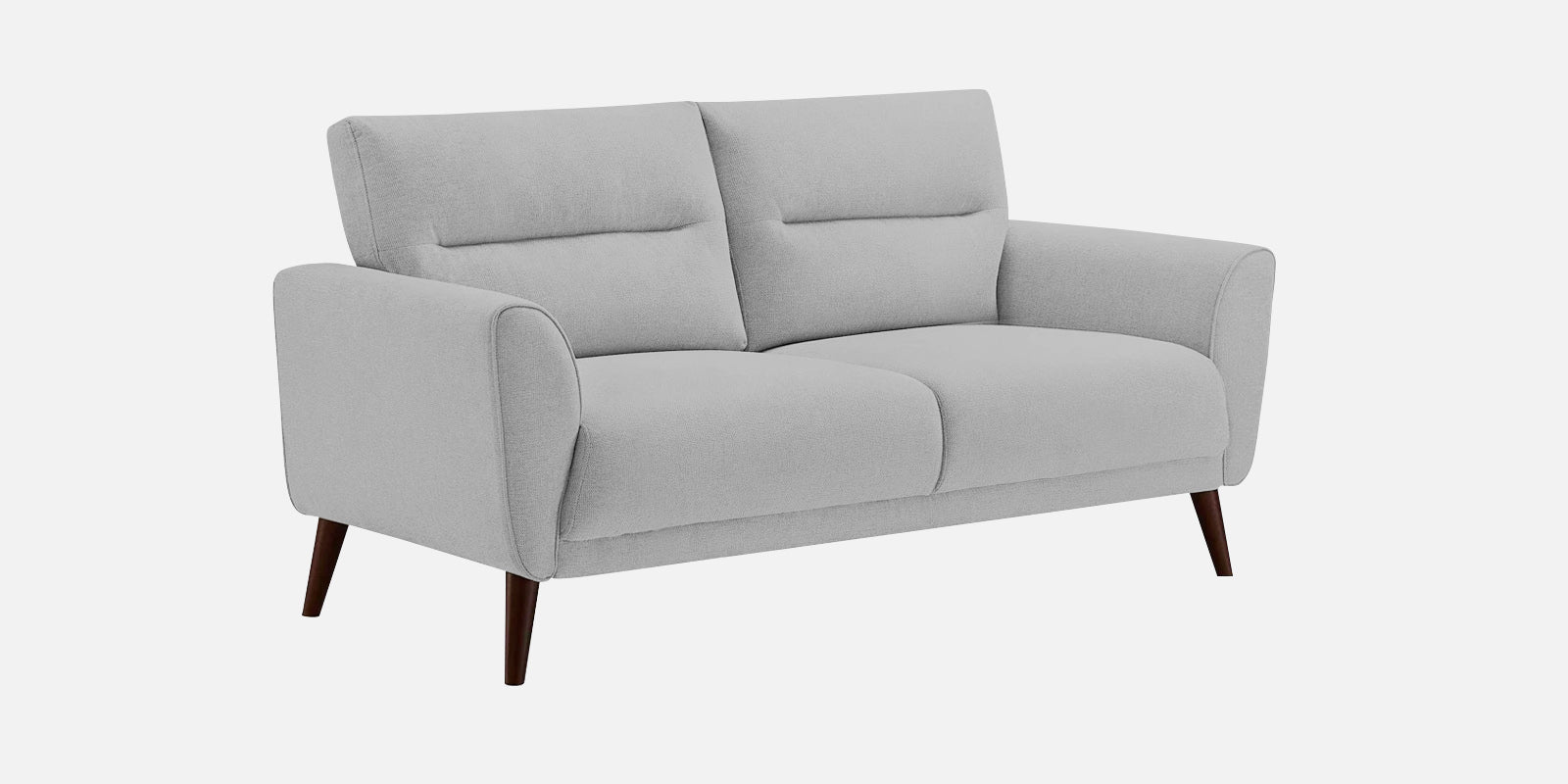 Castro Fabric 2 Seater Sofa In Lit Grey Colour